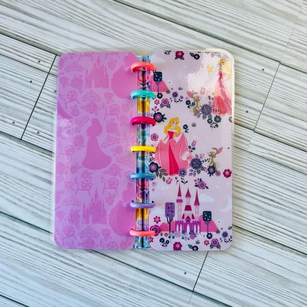 Happy planner skinny mini size weekly layout Disney Princess Aurora